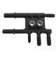 Raccord de durite de gasoil Moteur Lombardini LDW 442 DCi, LDW 492 DCi et LDW 480 HDi